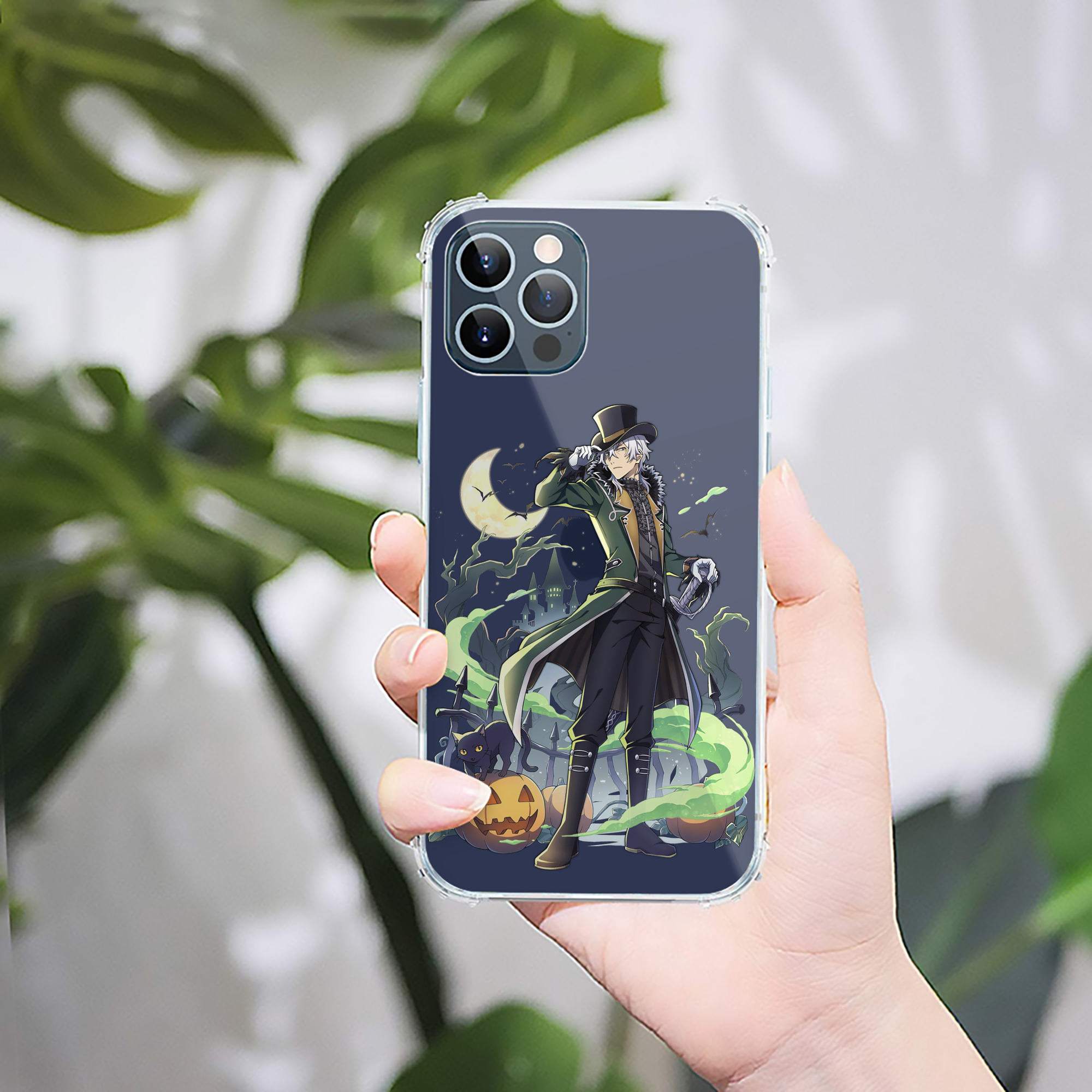 （画像用） 文豪ストレイドッグス Bungo Stray Dogs 【iPhone 12シリーズ対応】透明スマホケース（クリアソフトケース）